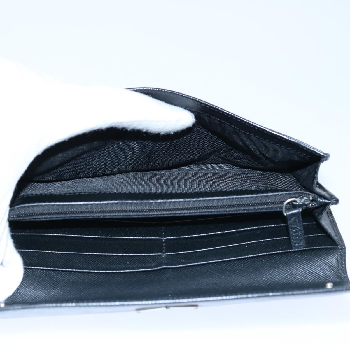 PRADA Wallet Leather 6Set Black Red  ar10913