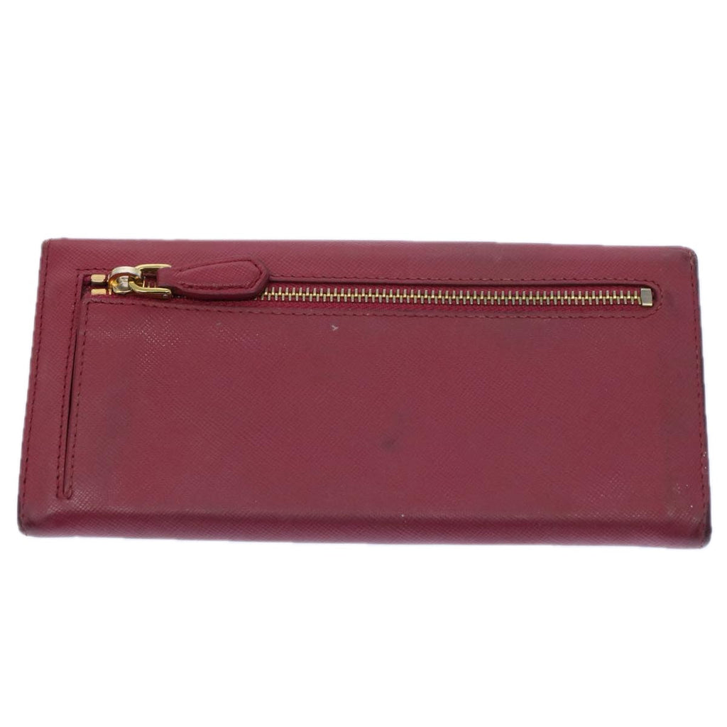 PRADA Wallet Leather 7Set Red Pink beige  ar10915