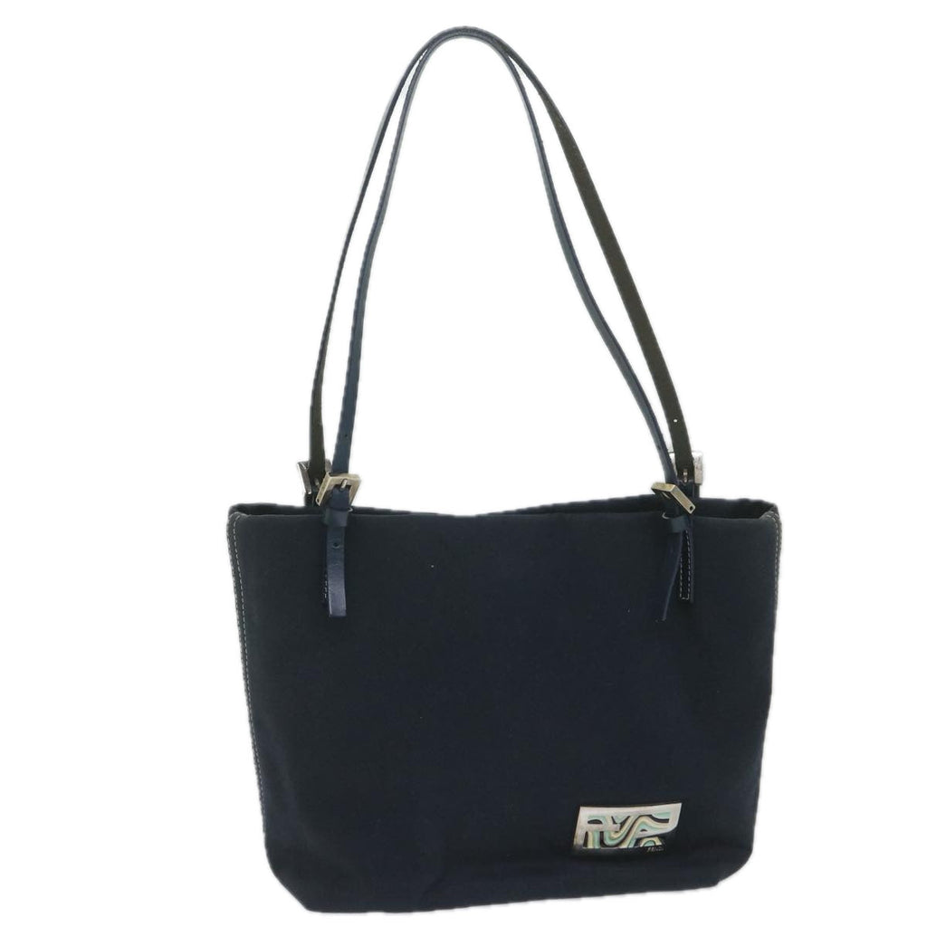 FENDI Tote Bag Canvas Navyar10959B