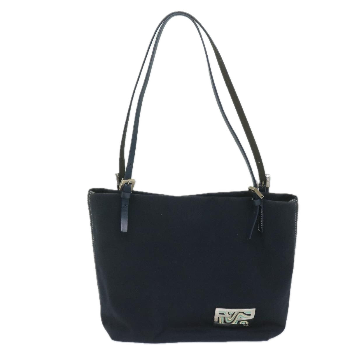 FENDI Tote Bag Canvas Navyar10959B