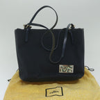 FENDI Tote Bag Canvas Navyar10959B