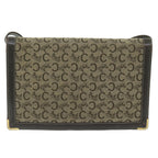 CELINE C Macadam Canvas Shoulder Bag Beige  ar11080