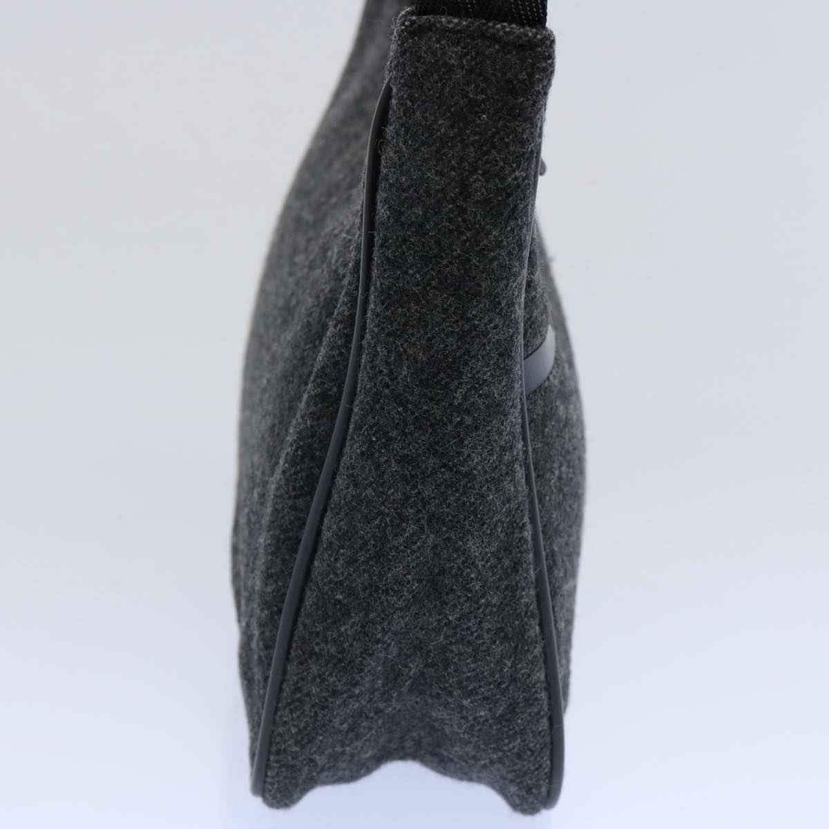 PRADA Sports Mini Hand Bag Wool Gray  ar11085