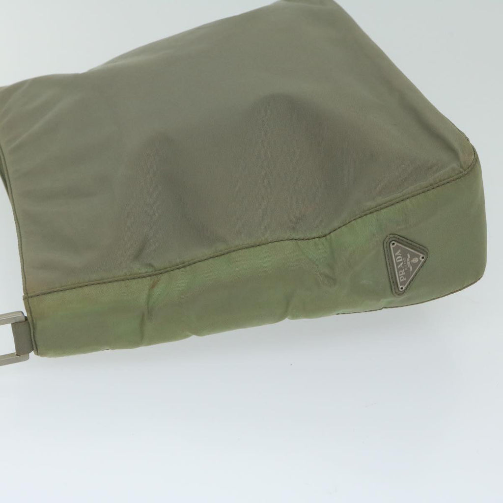 PRADA Shoulder Bag Nylon Khaki  ar11109