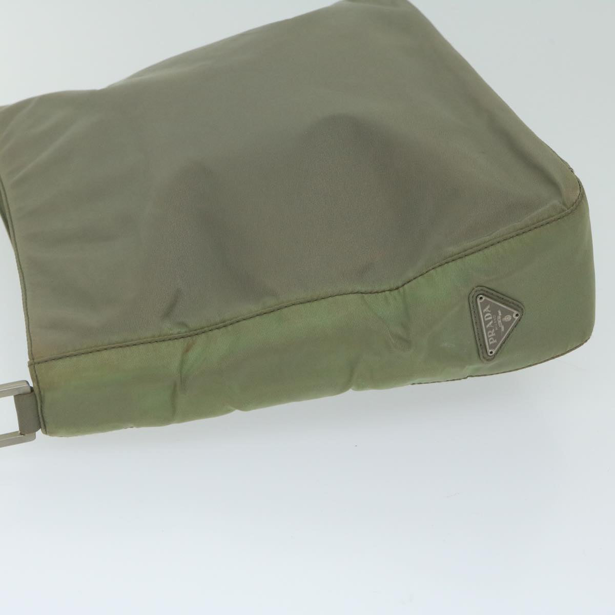 PRADA Shoulder Bag Nylon Khaki  ar11109