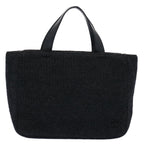 PRADA Hand Bag Wool Black  ar11114