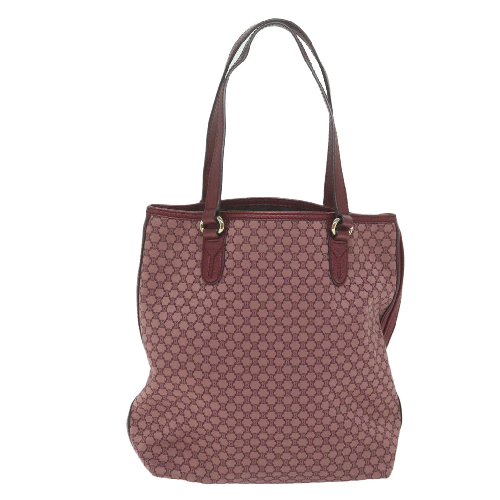 CELINE Macadam Canvas Tote Bag Pink  ar11149B