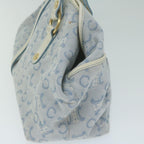 CELINE Paris Macadam Canvas Hand Bag Blue  ar11152B
