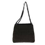 PRADA Quilted Chain Shoulder Bag Nylon Khaki  ar11172B