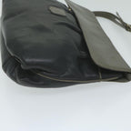 CELINE Shoulder Bag Leather Black  ar11210