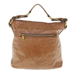 PRADA Shoulder Bag Leather Brown  ar11226