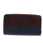 CELINE Macadam Canvas Wallet Leather 6Set Brown Blue gray  ar11269