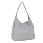 PRADA Shoulder Bag Leather Gray  ar11288