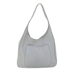 PRADA Shoulder Bag Leather Gray  ar11288