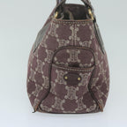 CELINE Paris Macadam Canvas Boogie Hand Bag Brown  ar11308