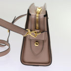 PRADA Shoulder Bag Safiano leather Pink  ar11354