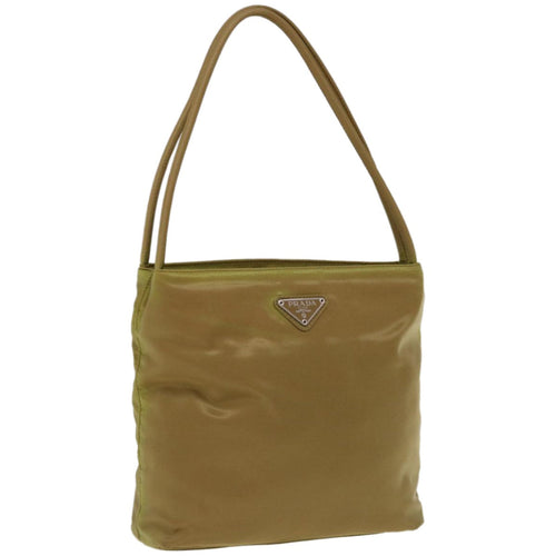 PRADA Shoulder Bag Nylon Khaki  ar11362B