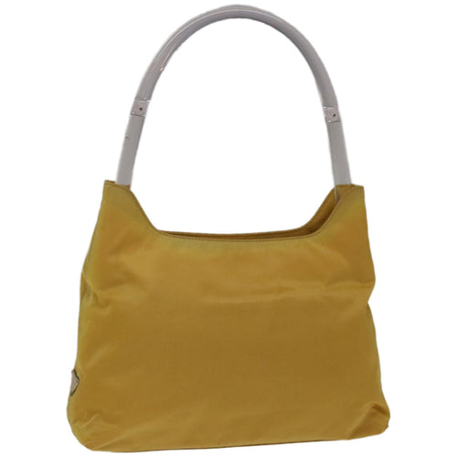 PRADA Shoulder Bag Nylon Yellow  ar11363B