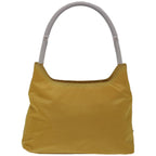 PRADA Shoulder Bag Nylon Yellow  ar11363B