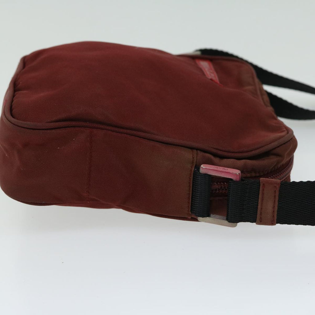 PRADA Sports Shoulder Bag Nylon Red  ar11386B