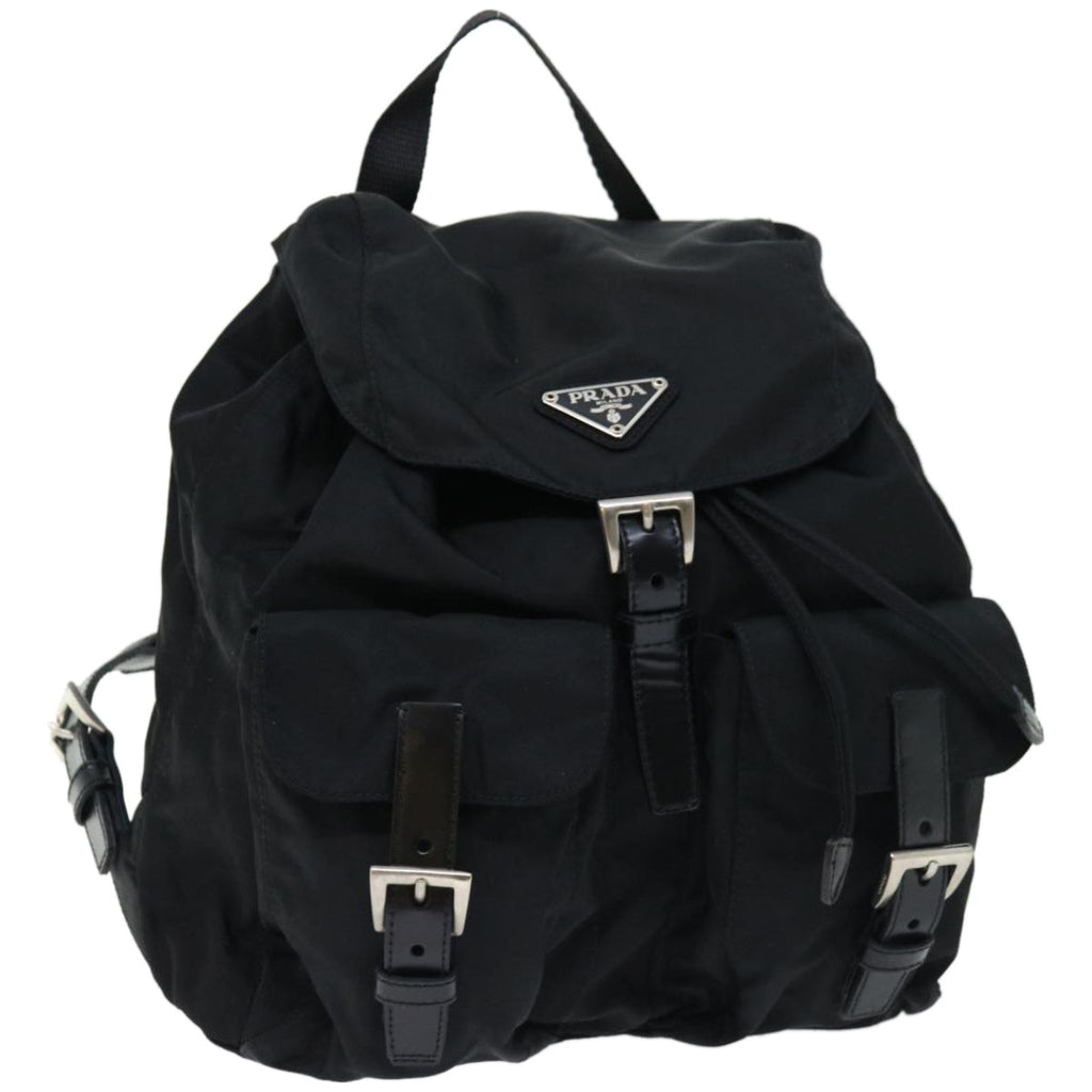 PRADA Backpack Nylon Black  ar11420