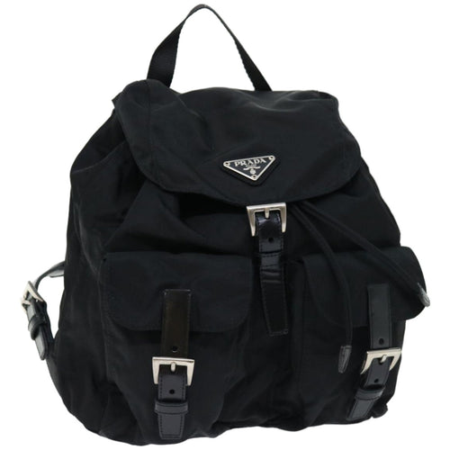 PRADA Backpack Nylon Black  ar11420