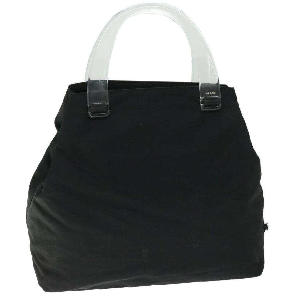PRADA Hand Bag Nylon Black  ar11430
