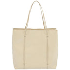 PRADA Hand Bag Patent leather Beige ar11454B