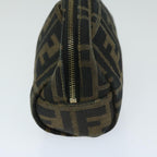 FENDI Zucca Canvas Pouch Brown Blackar11515