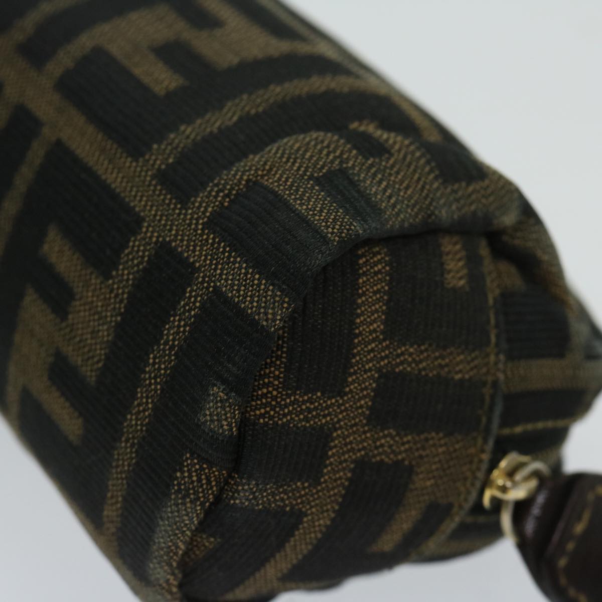 FENDI Zucca Canvas Pouch Brown Blackar11515