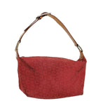 CELINE C Macadam Canvas Hand Bag Red  ar11578B