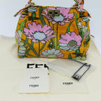 FENDI Mini Peek A Boo Hand Bag Velor 2way Multicolorar11754A