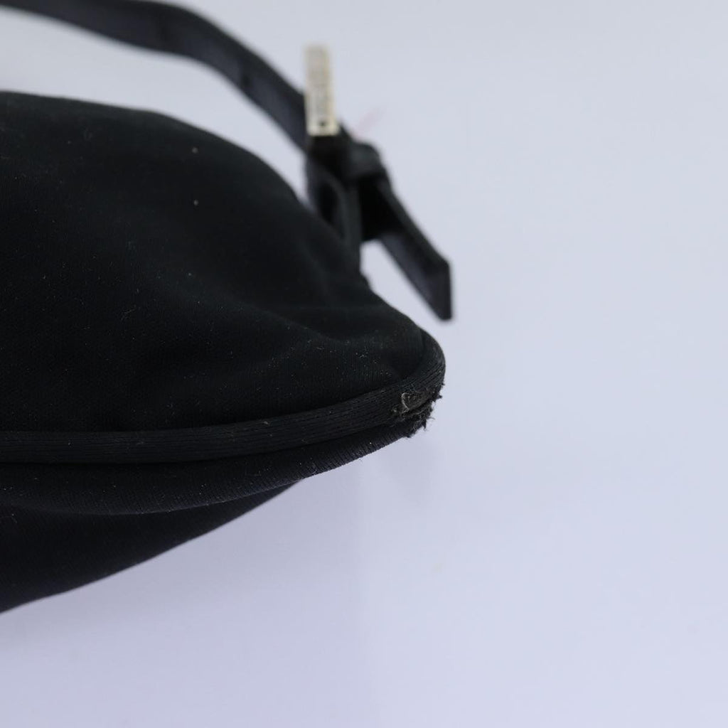 FENDI Mamma Baguette Shoulder Bag Nylon Blackar11787B