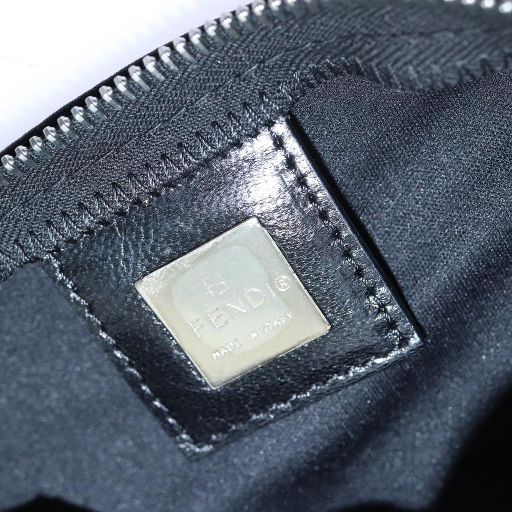 FENDI Mamma Baguette Shoulder Bag Nylon Blackar11787B