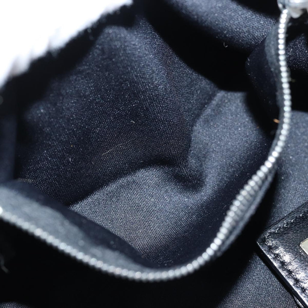 FENDI Mamma Baguette Shoulder Bag Nylon Blackar11787B