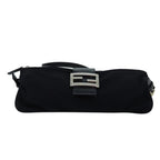 FENDI Mamma Baguette Shoulder Bag Nylon Blackar11787B