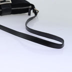 FENDI Mamma Baguette Shoulder Bag Nylon Blackar11787B