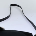 FENDI Mamma Baguette Shoulder Bag Nylon Blackar11787B