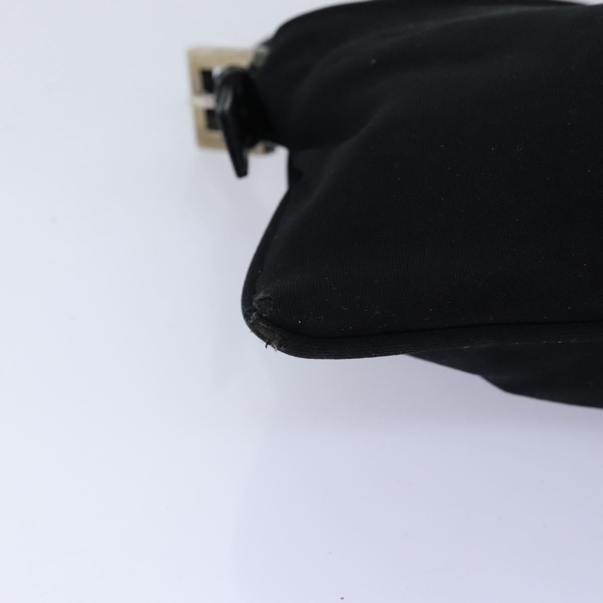 FENDI Mamma Baguette Shoulder Bag Nylon Blackar11787B