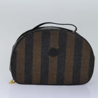 FENDI Pecan Canvas Clutch Bag 2Set Brown Blackar11882