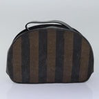 FENDI Pecan Canvas Clutch Bag 2Set Brown Blackar11882