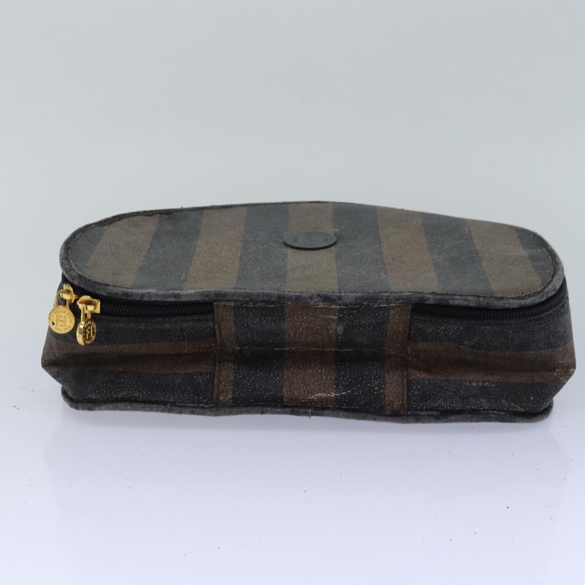 FENDI Pecan Canvas Clutch Bag 2Set Brown Blackar11882
