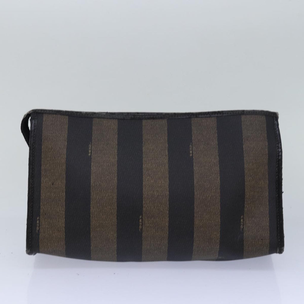 FENDI Pecan Canvas Clutch Bag 2Set Brown Blackar11882