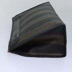 FENDI Pecan Canvas Clutch Bag 2Set Brown Blackar11882