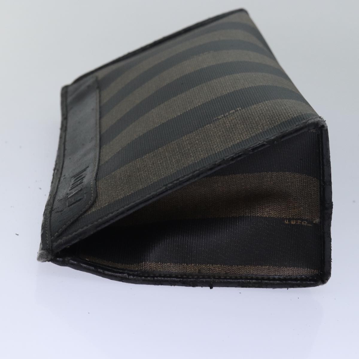FENDI Pecan Canvas Clutch Bag 2Set Brown Blackar11882