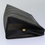 FENDI Pecan Canvas Clutch Bag 2Set Brown Blackar11882