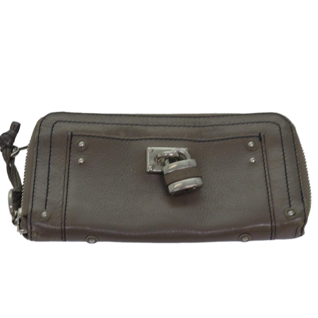Chloe Wallet Leather 7Set Black Pink beige ar11900