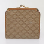 CELINE Macadam Canvas Wallet PVC 7Set Beige Brown  ar11903