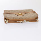 CELINE Macadam Canvas Wallet PVC 7Set Beige Brown  ar11903