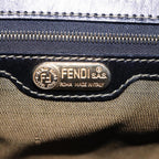 FENDI Zucca Canvas Hand Bag 2way Brown Blackar11997